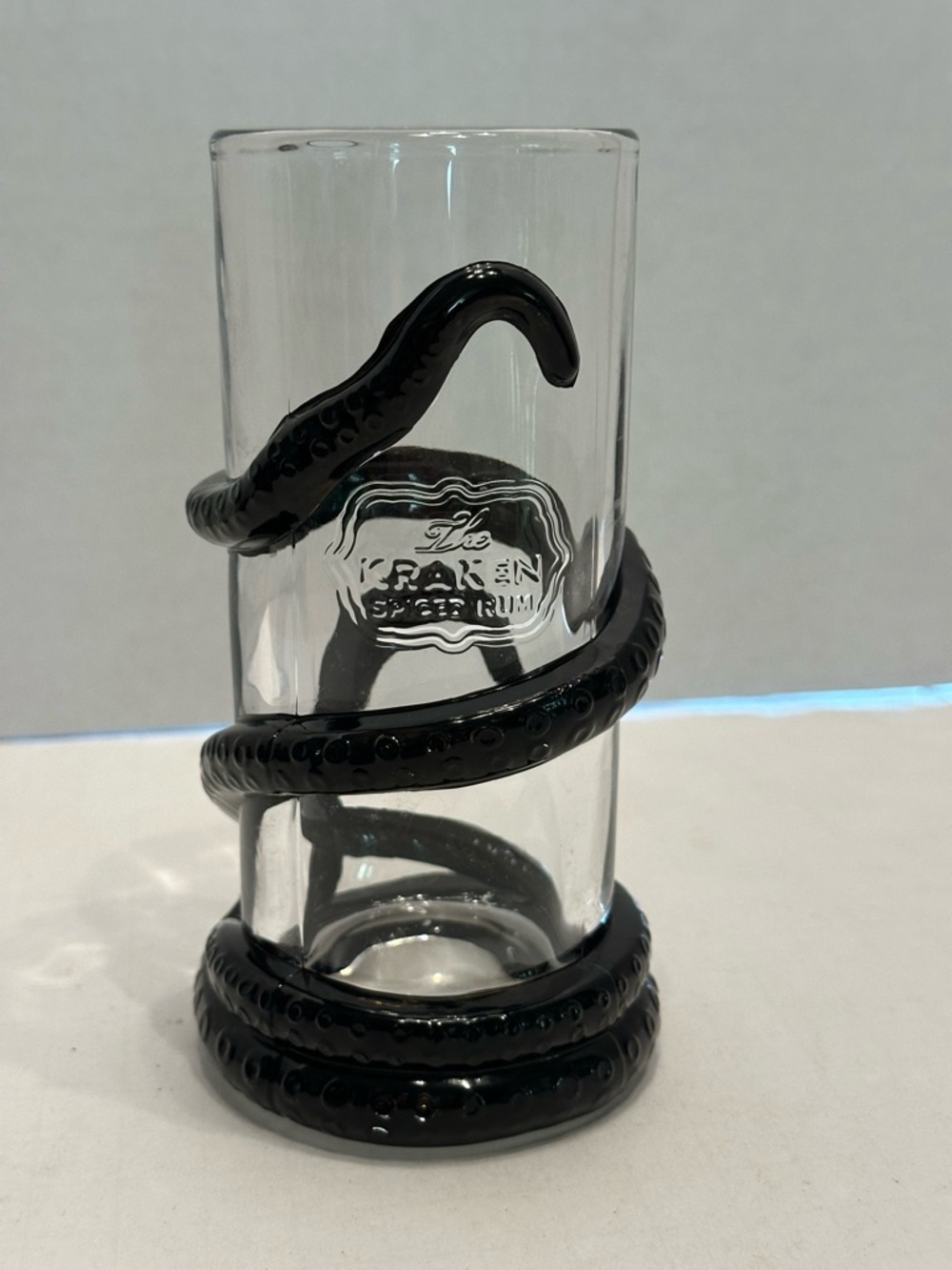 Kraken Black Tentacle Wrapped Highball Glass - Collectible Branded Barware